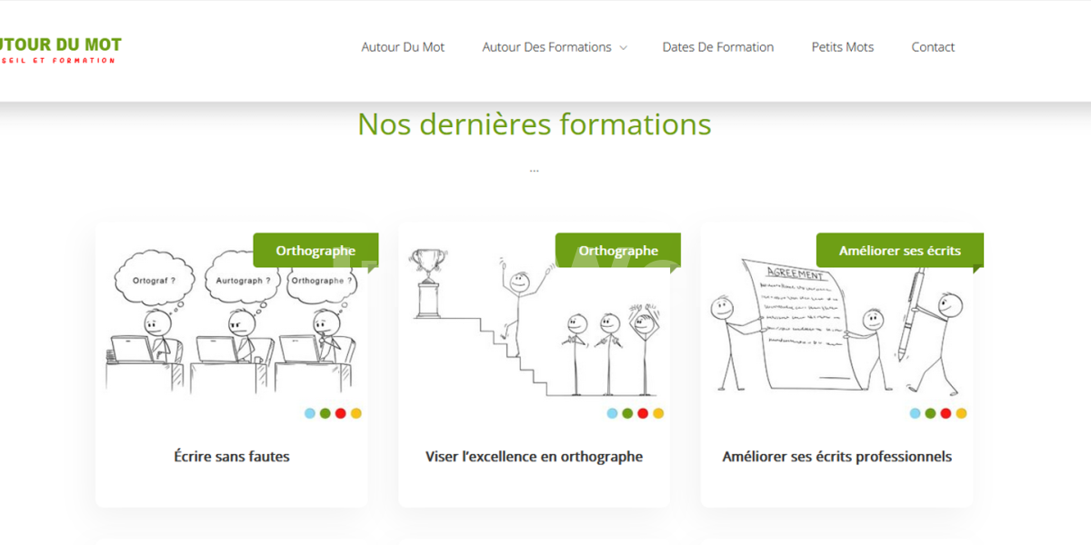 insitweb nos derniers sites internet autour du mot formation 05